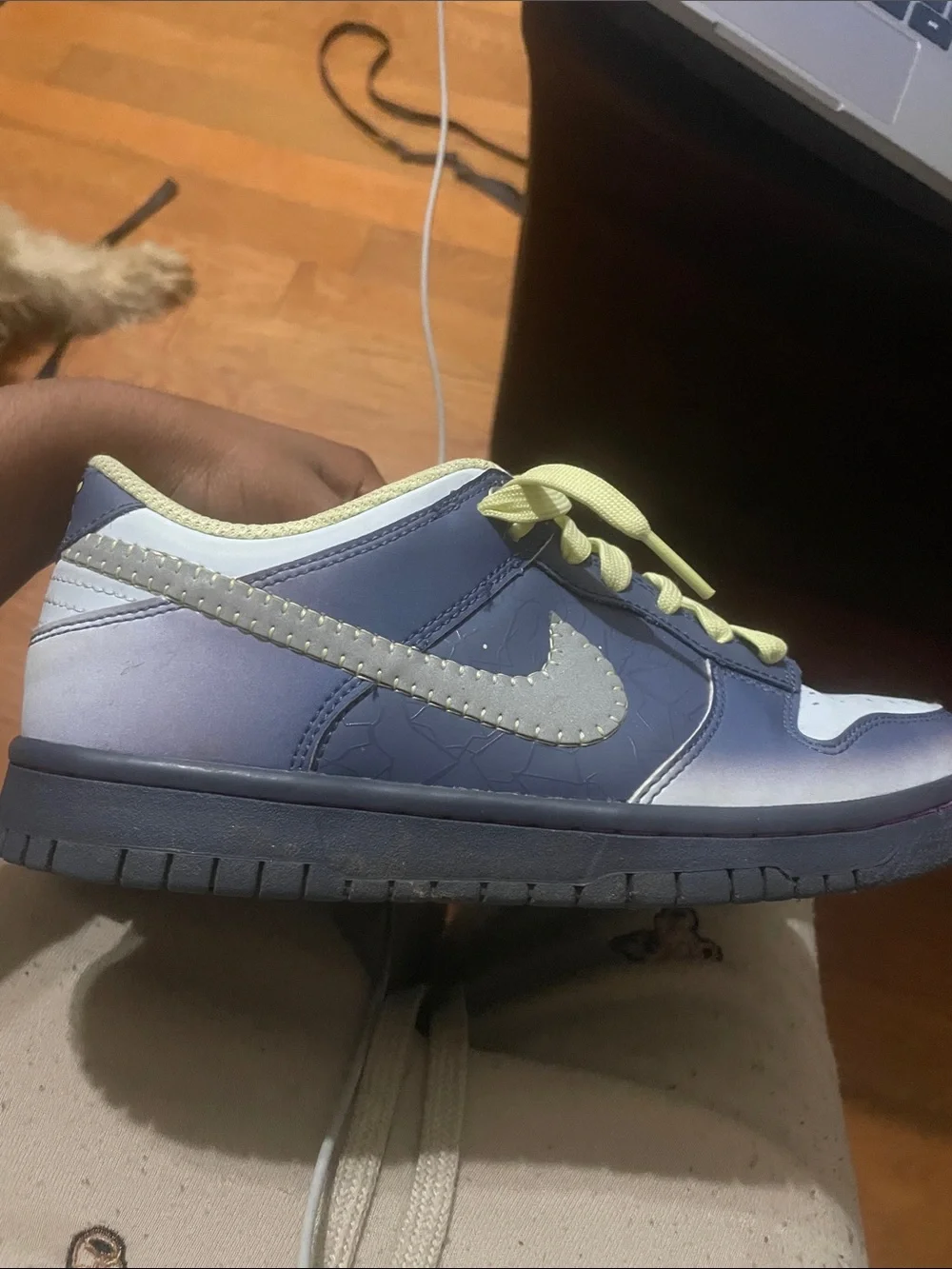 Nike duke low halloween size 5.5 Youth